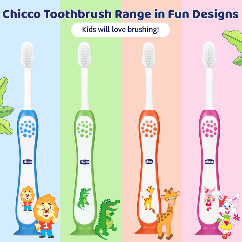 Toothbrush Set Pink + Green 3Y-8Y image number 8